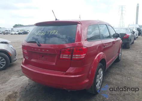 2015 Dodge Journey American Value Pkg из США, поврежденный, VIN 3C4PDCAB0FT614398